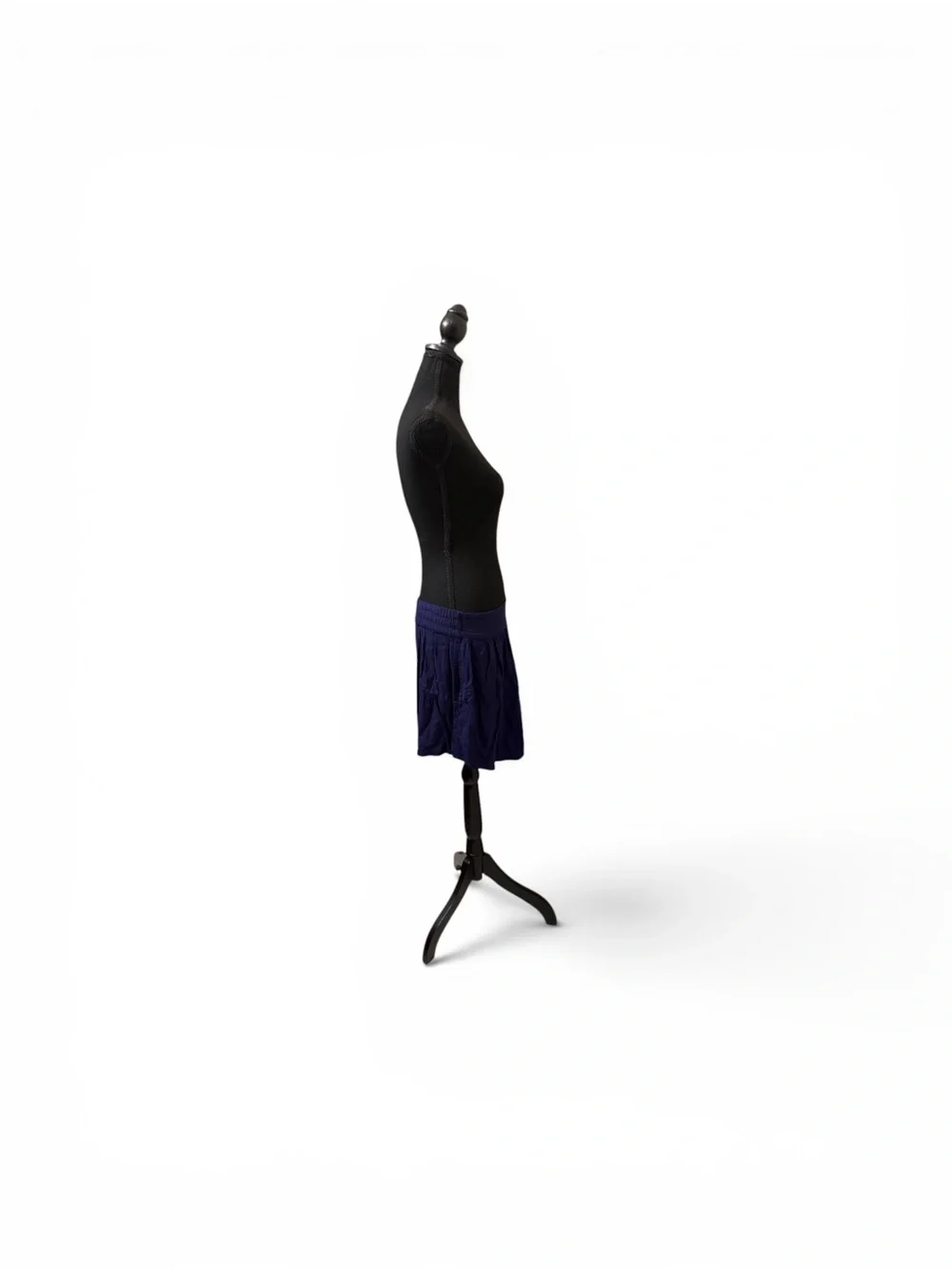 Kimchi Blue Dark Blue Pleated Mini Skirt